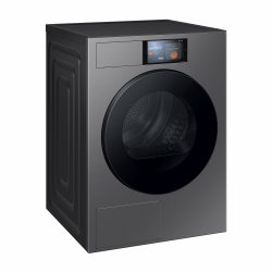 Samsung DV90F09F4SU2 Wärmepumpentrockner DV90F/24, 9 kg, EEK: A, AI Wäschetrockner mit AI Home Touch-Display, WiFi-SmartControl, AI Energy Mode und Dry+, Sprachsteuerung, SuperSpeed, Schwarz Angebot bei HelloDeals
