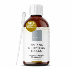 CDL 0,3% Chlordioxid Lösung einsatzfertig - Wirksamkeitstest nach EN1276 & EN13623 - Made in Germany (250 ml) Angebot bei HelloDeals