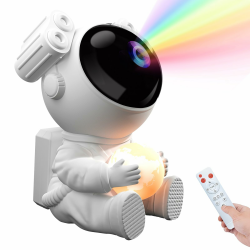 LED Sternenhimmel Projektor, Astronaut Sternenhimmel Projektor Galaxy Nachtlicht,Planetarium Projektor mit Timer,Fernbedienung,Schlafzimmer Deckenprojektion Lampe,Geschenk für Kinder und Erwachsene Milky White Angebot bei HelloDeals
