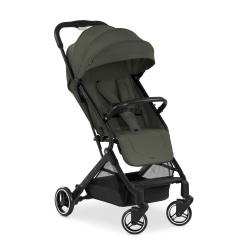 hauck Travel N Care, Dark Olive - Reise Buggy für Kinder ab Geburt bis 22 kg - mit Liegefunktion - Leicht 6,9 kg & Kompakt - Klein Zusammenklappbar - UPF 50+ - EVA Räder - Korb bis 3 kg Angebot bei HelloDeals