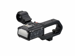 Panasonic VW-HU1E-K Camcorder Handgriff (Zwei XLR Anschlüsse, LED Videoleuchte, einfache Handhabung), Schwarz Angebot bei HelloDeals