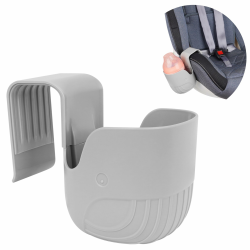 Universal Becherhalter für Autositze, Kinderwagen, Rollstühle und mehr – Grau (1) Angebot bei HelloDeals