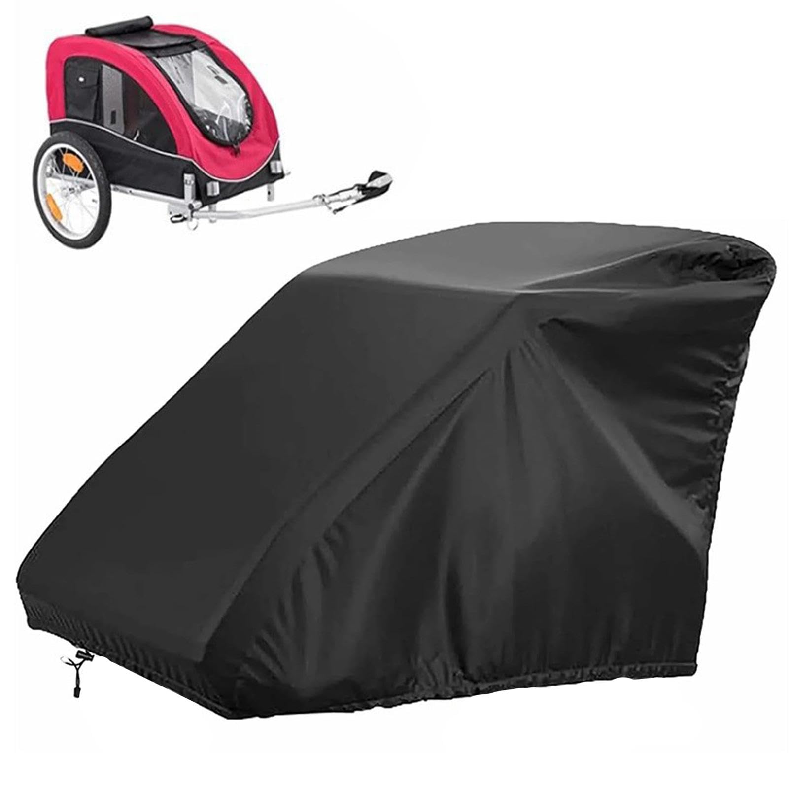 Faltgarage für Fahrradanhänger – Universelle Hundeanhängerabdeckung, wasserdichte Fahrradanhängerabdeckung | Haustieranhängerabdeckung, Faltgaragen-Fahrradanhängerabdeckung für den Außenbereich Angebot bei HelloDeals