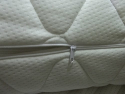 Matratzenbezug 90 x 200 cm. Matratzenschoner versteppt mit Reißverschluss (90 x 200 x 10 cm) Weiß 90 x 200 x 10 cm Angebot bei HelloDeals