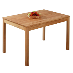 Krok Wood Esstisch Tomas aus Massivholz (Buche, 110 x 75 x 75 cm) 110 x 75 x 75 cm Buche (Natur) Angebot bei HelloDeals