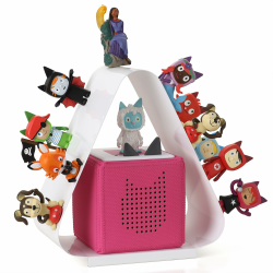 Dreieckiges Tonie Regal vollständig magnetisches Toniebox Regal für mehr als 40-50 Figuren + Box Tonieregal für Mädchen und Jungen in weiß tonieregal zum hinstellen Angebot bei HelloDeals