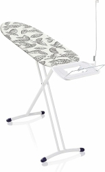 Leifheit Bügelbrett Air Board Express L Solid ideal für eine Dampfstation, Bügeltisch mit Baumwollbezug, Dampfbügelbrett mit ultraleichter Bügelfläche Angebot bei HelloDeals