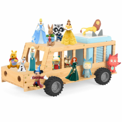 Regal kompatibel für Toniebox 2/1,Tonie Figuren Regal, für Tonies und Toniebox (Wooden SUV with 35Pcs Adhesive Metal Plate) Bambus SUV with 35Pcs Adhesive Metal Plate Angebot bei HelloDeals