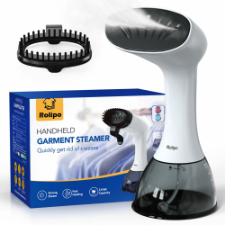 Dampfglätter 1640W, 400ML Steamer Wassertank Dampfbürste Faltenentferner, für Zuhause, Büro, Reisen, Weiß Angebot bei HelloDeals