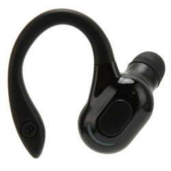 Akozon Einohr-BT-Headset, Kabelloser Ohrhörer Zum Laufen, Fahren, Schwarz, Headset, Stereo, IPX4, Wasserdichtes USB-Laden Angebot bei HelloDeals