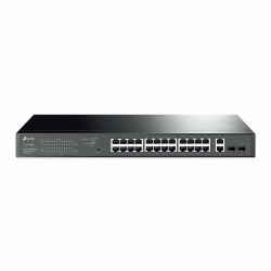 TP-Link TL-SG1428PE 28-Port Gigabit Easy Smart Switch mit 24 PoE+ Ports(2SFP Slots, 250 Watt, geschirmte RJ-45 Ports, einfache Konfiguration, ideal für kleine und mittlere Unternehmen) Schwarz Single Angebot bei HelloDeals