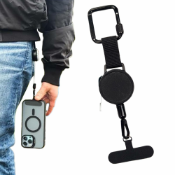 Telefonband, Diebstahlschutz, Telefonkabel, einziehbarer Einziehbarer Einziehbarer Telefonhalter mit Kassabinator, elastischer Tether Anti-Verlust Angebot bei HelloDeals