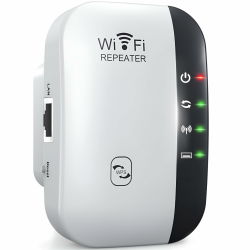Retoo WiFi Repeater 2.4 GHz, WLAN Verstärker, Ethernet-Port, WPS, Access Point, Repeater Modus, LED abschaltbar, kompatibel zu Allen WLAN Geräte, Internet Verstärker, RJ-45 Kabel Angebot bei HelloDeals
