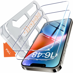 für Panzerglas iPhone 13 / 13pro / 16e / 14 schutzfolie Glas (6,1 Zoll), 2 Stück Schutz kompatibel mit iPhone 13 Pro /16e/13/14, [Auto Dust-Elimination] iPhone 16e/13/13Pro/14 Transparent Angebot bei HelloDeals