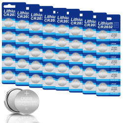 40 Stück 2032 Knopfzelle, CR2032 Batterien CR 2032 Knopfzellen CR2032 3vLithium Knopfzelle Knopfbatterie Longlife Batterie für den Einsatz in Schlüsselanhängern, Waagen, Medizinischen Geräten Angebot bei HelloDeals