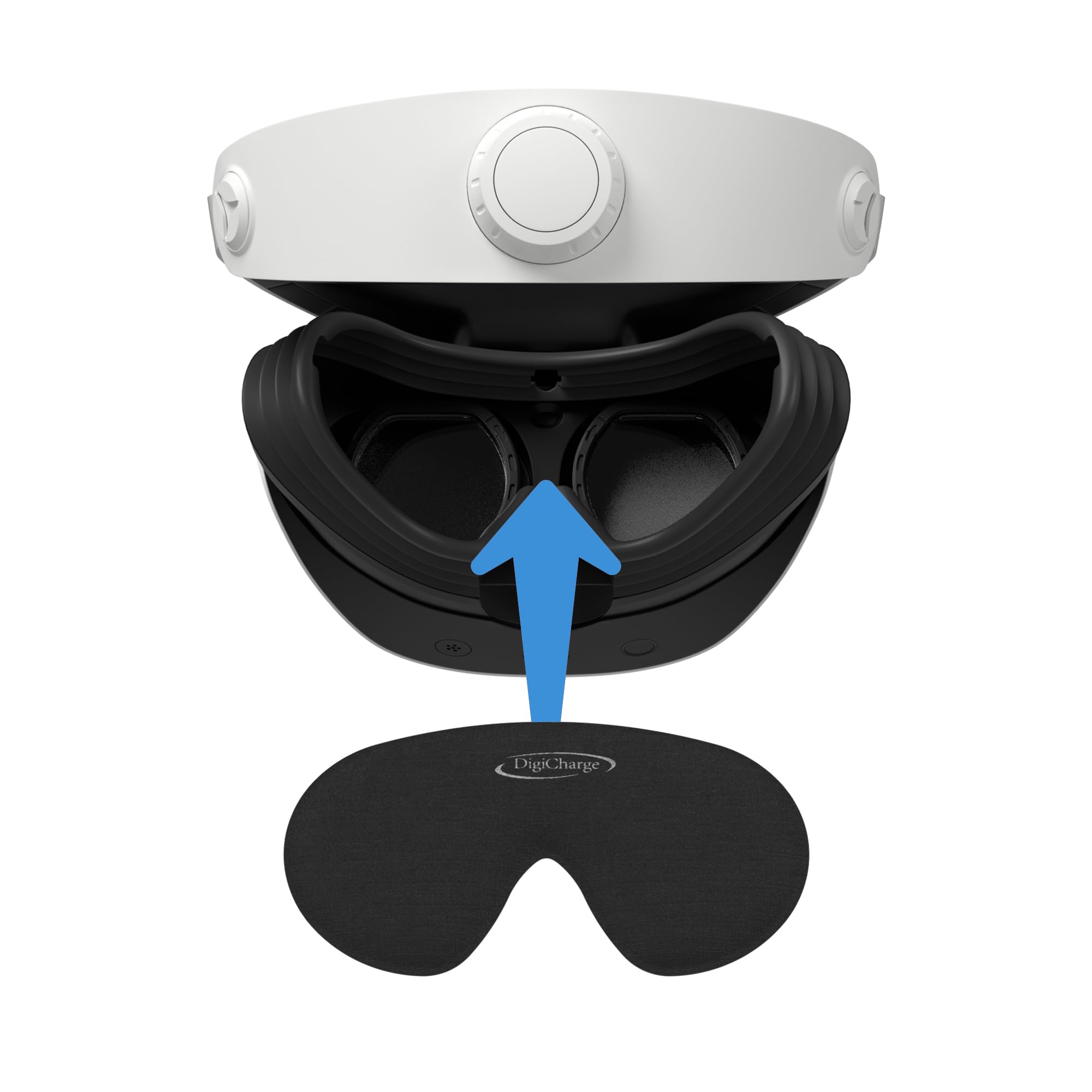 Digicharge Objektivschutz Objektivabdeckung für PS VR2, PS VR 2 Linse Kappe, PSVR2-Schutz, staubdicht und Kratzfest, 14 mm Dicker Schaumstoff, schützt alle vor Staub, einschließlich Sensor Angebot bei HelloDeals