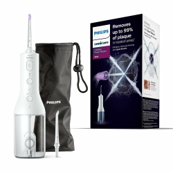 Philips Sonicare kabelloser Power Flosser 3000 Munddusche; Wasser-Flosser für Zähne, Zahnfleisch und Zahnpflege, weiß (Modell HX3826/31) Sonicare 3000, Weiß Angebot bei HelloDeals