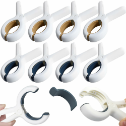 8 Stück Große Handtuchklammern für Strandliegen, Winddicht Wäscheklammern, Strandtuch Klammern, Badetuch Klammern Stabil Towel Clips für Sonnenliegen Pool Stuhl Liege Bettwäsche Kleidung Angebot bei HelloDeals