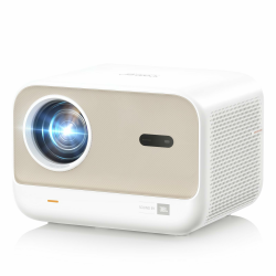 Beamer Sound by JBL,1080P Native Projektor, Yaber L2s Nahtloser Autofokus Video Projektor, LED Projector mit WiFi6 und Bluetooth 5.1 Heimkino Beamer für Handy/Laptop, Kompatibel mit TV Stick Butterweiss Angebot bei HelloDeals