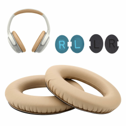 WADEO Ersatz Ohrpolsterkissen für Kopfhörer Bose Quiet Comfort QC2/ QC15/QC25/QC25-2/AE2/AE2-2/AE2W/AE2W-2 Ohrpolster Ear Pads Ersatz kompatibel mit Bose Leder Ersatz-Ohrpolster Khaki Khaki-1 Angebot bei HelloDeals