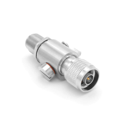 Koaxialer Blitzableiter N Stecker auf N Buchse Bulkhead WiFi Blitzüberspannungsschutz N Male/Female IP67 mit 90V Gasentladung 50 Ohm 0-5800Mhz Angebot bei HelloDeals