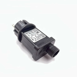 12W Netzteil Transformator für 31V LEDs IP44 mit Shuko Stecker Flammhemmender Niedervolt Treiberadapter für Weihnachtsbeleuchtung und Dekoration mit Memory und 8 verschiedenen Lichtspielen 12 Watt Angebot bei HelloDeals