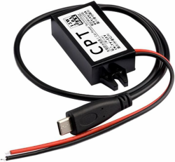 12V auf USB,12V auf 5V USB-Adapter,DC Buck-Konverter-Modul 3A 15W DC auf DC Auto-Stromwandler Adapter (Typ C) 1 Stück Angebot bei HelloDeals