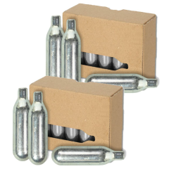 unbekannt 20 Stück Bierkapseln Co2 für alle Bierzapfanlagen mit 16g Kohlensäurekapseln wie Biermaxx Zapfprofi etc Angebot bei HelloDeals
