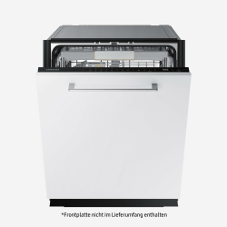 Samsung Geschirrspüler, 60 cm, Vollintegrierbar, EEK: A, 14 Maßgedecke, 7,9 l Wasserverbrauch, WaterJet Clean, SmartThings AI Energy Mode, 43 dB(A), Weiß, DW60CG880B00EG Angebot bei HelloDeals