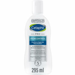 CETAPHIL PRO ItchControl Hautberuhigende Waschlotion, 295ml, Für zu Neurodermitis & Ekzemen neigende Haut, Reinigt sanft schäumend, spendet intensiv Feuchtigkeit, Auch für sensible Baby- & Kinderhaut weiß 295 g (1er Pack) Angebot bei HelloDeals