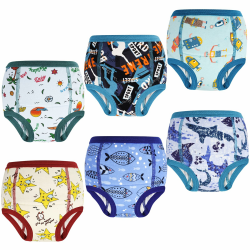 MOEMOE BABY Töpfchen Trainingshose 6 Stück Baby Trainingshosen Töpfchen Unterwäsche Kinder für Jungen 4 Jahre 4 Jahre Blau(6 Stück) Angebot bei HelloDeals