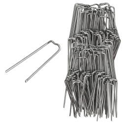 Patenthaften im Set - Verschiedene Größen - Krampen Kranznadeln Haften Steckklammern Patenthafte für Kränze Römerhaften für den Garten (17 x 35 mm 50 Stück) Angebot bei HelloDeals