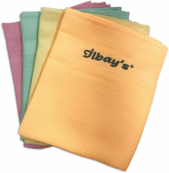 ilbay's [4er Mikrofasertücher für streifenfreie Reinigung ohne Reinigungsmittel – Allzwecktücher für Auto, Küche, Bad und mehr – Fenstertücher – 40x60 cm Angebot bei HelloDeals