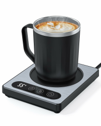 Maestri House Kaffeetassenwärmer mit 4 Temperatureinstellungen und 1-12-Stunden-Timer für den Schreibtisch, elektrischer tragbarer Getränkewärmer für Zuhause und das Büro Angebot bei HelloDeals