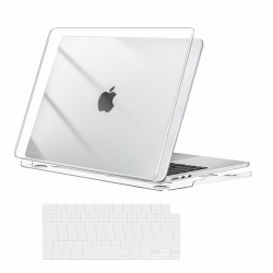 MOSISO Kompatibel mit MacBook Air 13 Zoll Hülle M4 M3 M2 2025 2024 2023 2022, Hartschale für MacBook Air 13,6 Zoll Hülle A3240 A3113 A2681 Liquid Retina Display&Tastaturabdeckung, Transparent Angebot bei HelloDeals