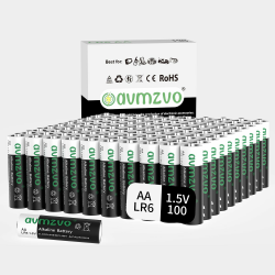 AA Batteries 100 Stück, Lr6 Batterien 1,5V Alkaline, langlebige Power, Leistungsstark, Kann für Spielzeug, Wecker und andere elektronische Geräte verwendet Werden【10 Jahre Garantie】 AA-LR6-100 Angebot bei HelloDeals