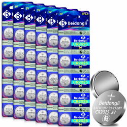CR2025 3V Lithium Knopfzellen CR 2025 Batterien 30 Stück【5 Jahre Garantie】 Angebot bei HelloDeals