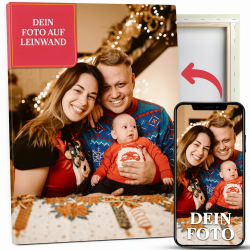 GiveSmiles Ihr Foto auf Leinwand | Leinwand personalisiert Foto & Wandbilder Wohnzimmer Bilder – Qualität wie ein Gemälde in vielen Größen | Fotogeschenke personalisiert | Leinwandbilder Wanddeko Alle Größen Angebot bei HelloDeals