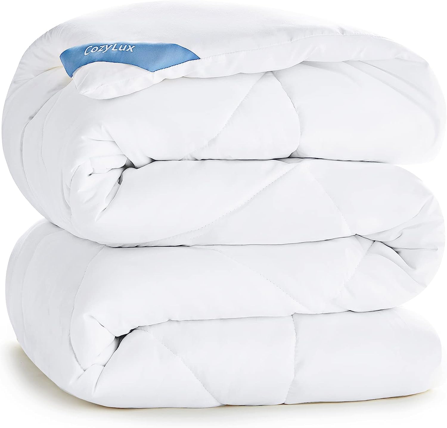 CozyLux Bettdecke 200x200cm für 4 Jahreszeiten, Steppdecke Mikrofaser 300gsm, Ganzjahresdecke 2x2m, Decke 200x200 cm, Super Weiche Zudecke Schlafdecke Atmungsaktive 200 x 200, Weiß 200 x 200 cm Weiß Angebot bei HelloDeals