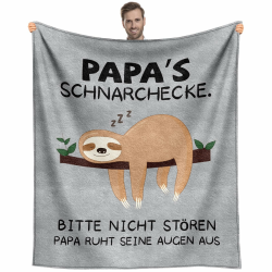 Papa Geschenk 1.3 * 1.5 M Decke Graue-papa Angebot bei HelloDeals