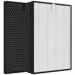 FY2420/30 FY2422/30 Ersatzfilter kompatibel mit Philips Luftreiniger AC2882, AC2887, AC2889, AC3829, 2000er und 3000er Serie, Enthalten 1 HEPA Filter und 1 Aktivkohlefilter Angebot bei HelloDeals