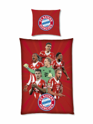 FC Bayern München I Bettwäsche Player 2025-26 I Fanwelt I Rot Angebot bei HelloDeals