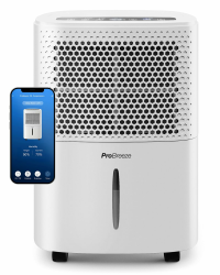 Pro Breeze® Eco Kompakt 12L/Tag Smart Luftentfeuchter – Nur 5ct/h Betriebskosten mit Feuchtigkeitssensor LED-Anzeige Wäschefunktion & automatische Abschaltung 12L - 20 m² - Smart App Angebot bei HelloDeals