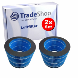2x Trade-Shop Filter Rundfilter Ersatzfilter kompatibel mit Philips HU3918 HU3916 HU3915 HU2718 HU2716 Luftbefeuchter ersetzt FY3446/30 Angebot bei HelloDeals