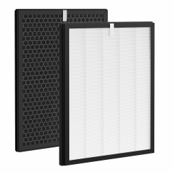 2 Stück Ersatzfilter Kompatibel mit Philips Luftreinigern 1000 & 1000i, HEPA Filter für AC1214/10 & AC2729/10, Ersatzfilter FY1410/30 und FY1413/30 (1 HEPA-Filter + 1 Aktivkohlefilter) Angebot bei HelloDeals