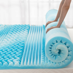 EGO Home Weicher Matratzentopper 140x200 cm – 7 cm Höhe Günstige Matratzenauflage Topper aus Schaumstoff, ideal für Gäste, Studenten & als zusätzliche Schlafauflage, Öko-Tex Zertifiziert H2-7cm Höhe 140x200 cm Angebot bei HelloDeals