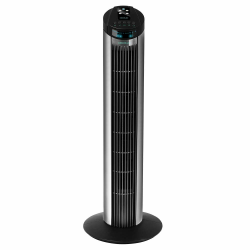 Cecotec Digitale Turmventilator mit Timer und Fernbedienung EnergySilence 890 Skyline, 50 W, 30'' (76 cm) Höhe, Oszillation, Kupfermotor, 3 Geschwindigkeiten, 3 Modi, Schwarz Höhe 30" | Fernbedienung Angebot bei HelloDeals