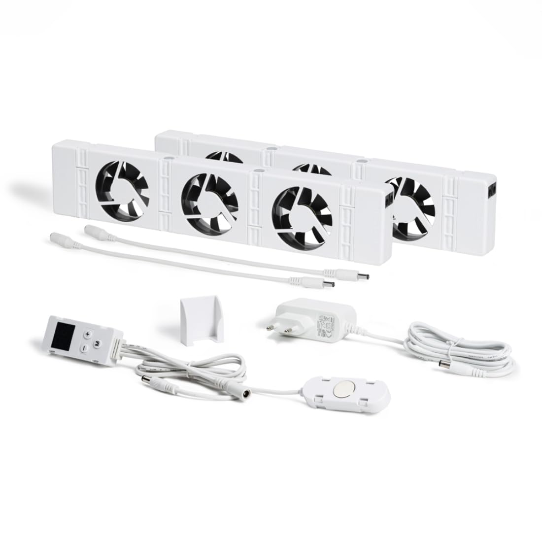 SpeedComfort Heizkörper Ventilator mit Control Sensor - Duo-Set (2X) - Bis zu 22% Energieeinsparung - Heizungsventilator Wärmepumpen-geeignet - Mehrere Geschwindigkeiten - Flüsterleise Angebot bei HelloDeals