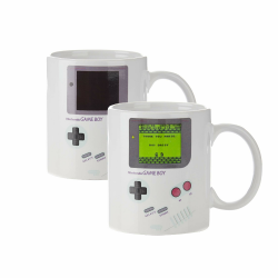 Gameboy Thermoeffekt-Tasse - Offiziell lizenziertes Geschenk für Gamer, Nerds, Nintendo-Fans, Männer & Retro-90er-Jahre-Fans, 290 ml (10 Fl Oz), Schwarz Schwarz 1 Stück (1er Pack) Angebot bei HelloDeals