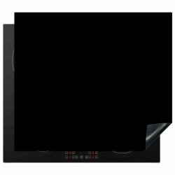 Herdabdeckplatte Einteilig Ceranfeld Abdeckplatte für Induktionsschutz Ceranfeldabdeckung Vinyl Herdabdeckplatten Schwarz - Muster - Massiv - Schwarz - Dunkel - 60x52 cm Schwarz - Einfarbig 52L x 60B cm Angebot bei HelloDeals